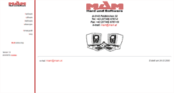 Desktop Screenshot of mam.at